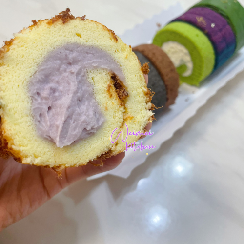 Yam Floss Swiss Roll 芋泥肉松瑞士卷