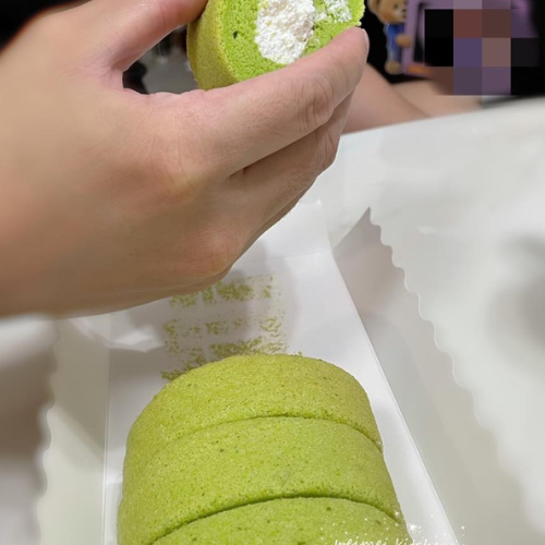 Pandan Swiss Roll