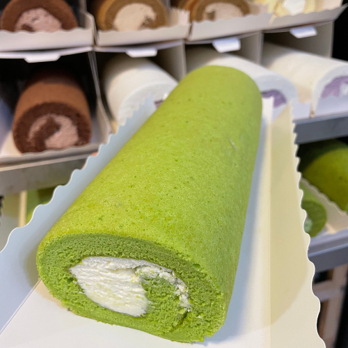 Pandan Swiss Roll