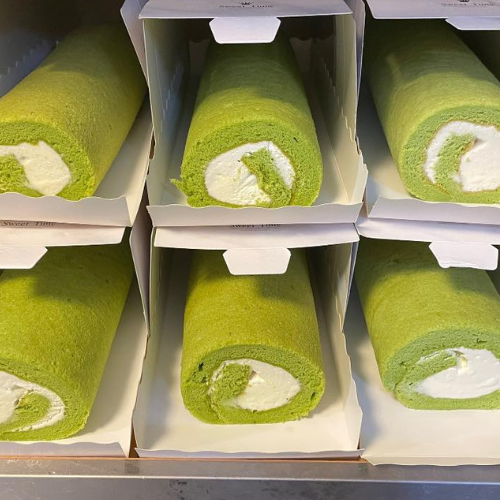 Pandan Swiss Roll