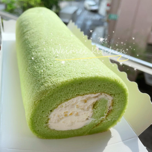 Pandan Swiss Roll