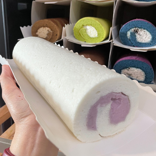 Taro Swiss Roll