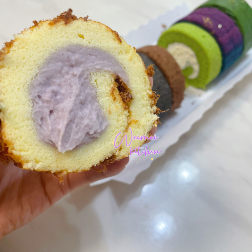 Yam Floss Swiss Roll