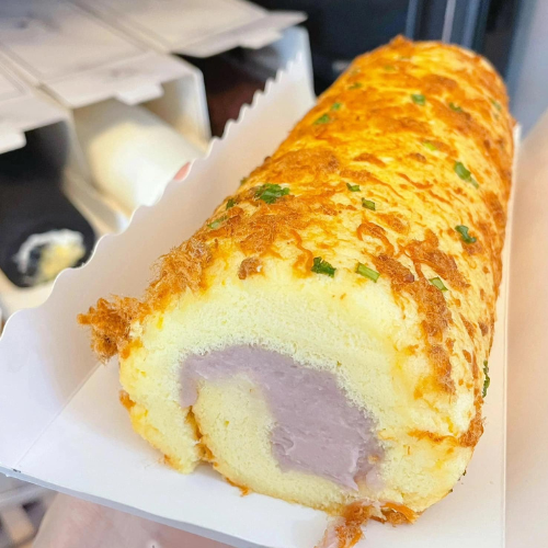 Yam Floss Swiss Roll